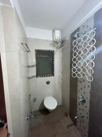 Bathroom in 2 BHK Apartment at Shree Satya Shankar Residency, Manpada – for Rent