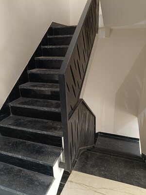 Staircase in 4 BHK Villa at Dhakoli – for Sale