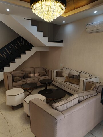 Staircase in 4 BHK Villa at Dhakoli – for Sale
