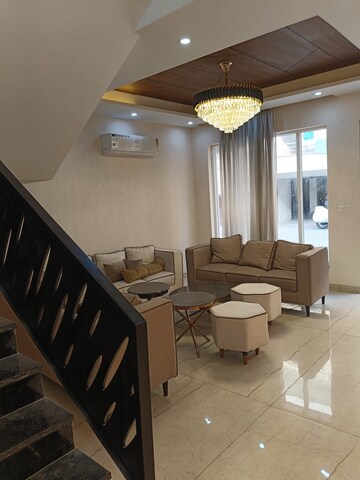 Living Room in 4 BHK Villa at Dhakoli – for Sale