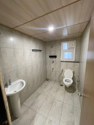 Bathroom in 3 BHK Apartment at Gem Nakshatra, Kokapet – for Rent