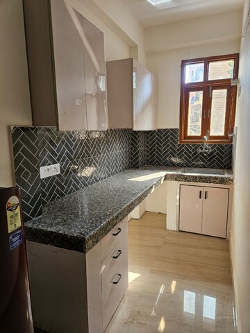 Kitchen in 1 BHK Builder Floor at Chattarpur – for Rent