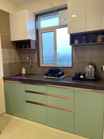 Kitchen in 1 BHK Apartment at New Ocean View, Andheri West – for Rent