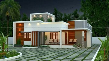 2 BHK Villa – Exterior View View at Olavakkode - for Sale