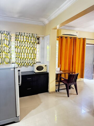 Living Room in 1 RK Apartment at Koregaon Park Annexe – for Rent