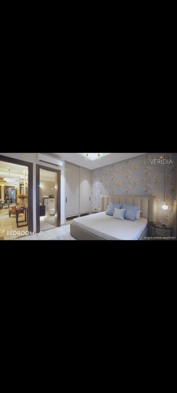 Bedroom in 4 BHK Apartment at Uchdpl Veridia Oakwood Enclave, Wave City – for Rent