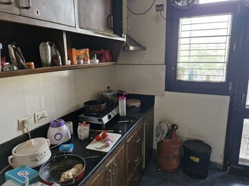 Kitchen in 3 BHK Builder Floor at Unitech South City II, Sector 50 – for Rent