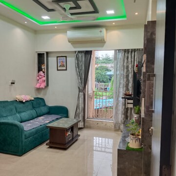 Living Room in 1 BHK Apartment at Shree Tirupati STG Signature Residency, Thane West – for Rent
