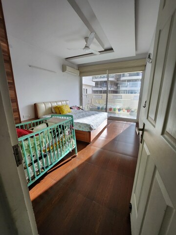 Balcony in 3 BHK Apartment at Mahindra Luminare, Sector 59 – for Rent