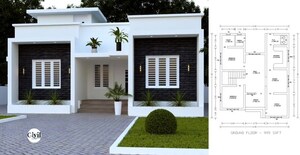 2 BHK Villa – Exterior View View at KannadI-ii - for Sale