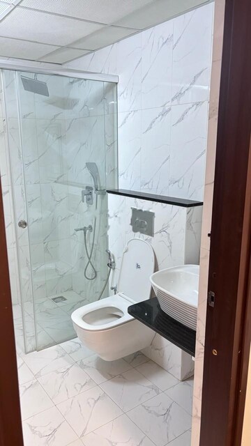 Bathroom in 3 BHK Apartment at Bollineni Bion, Kothaguda – for Rent
