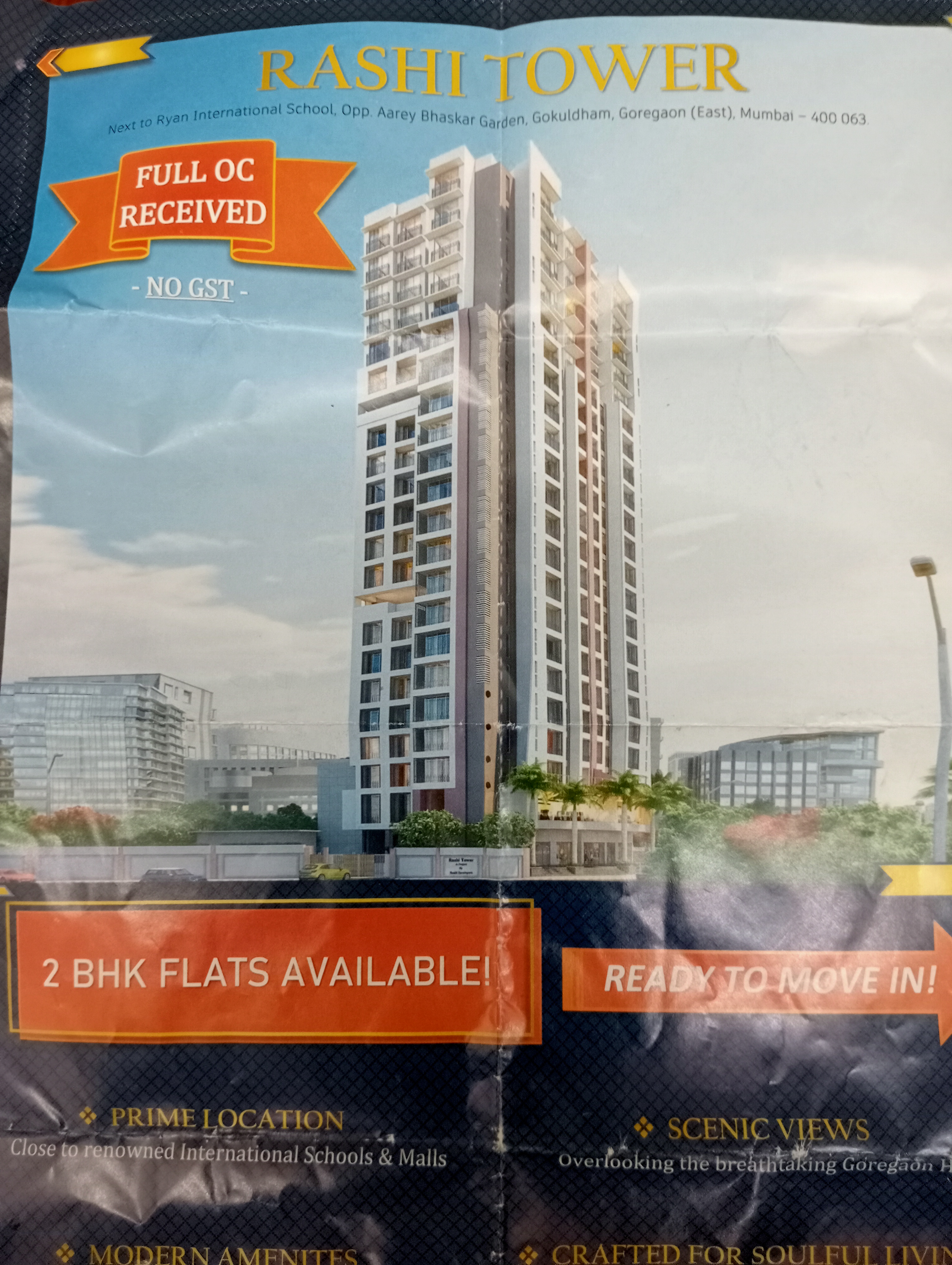 2 BHK Apartment For Sale in Rashi Tower