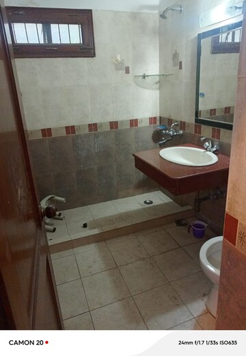 Bathroom in 2 BHK Apartment at Vasant Kunj – for Rent