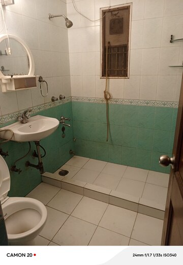 Bathroom in 2 BHK Apartment at Vasant Kunj – for Rent