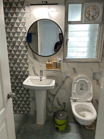 Bathroom in 3 BHK Apartment at Avon Vista, Balewadi – for Rent
