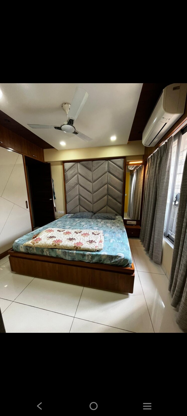 Bedroom, binori-aristella 3 Bedroom 1500 Sq.Ft. Apartment In Shilaj Ahmedabad 8797139