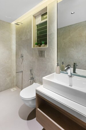 Bathroom in 2 BHK Apartment at Dosti West County Phase 4 Dosti Pine, Balkum Pada – for Sale