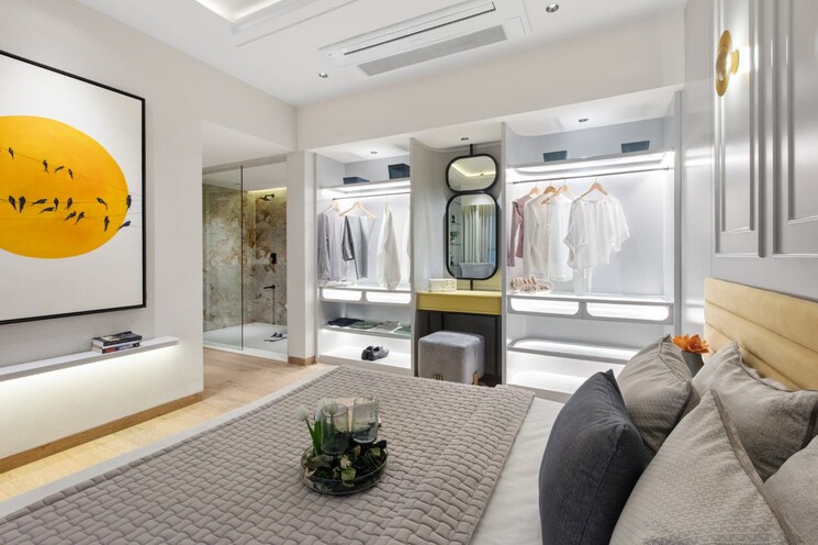 Living Room, dosti-west-county-phase-4-dosti-pine 2 Bedroom 747 Sq.Ft. Apartment In Balkum Pada Thane 8797152