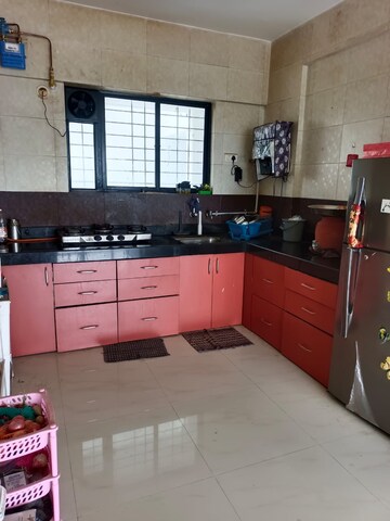 Kitchen in 2 BHK Apartment at Orvi Co Operative Housing Society, Balewadi – for Rent