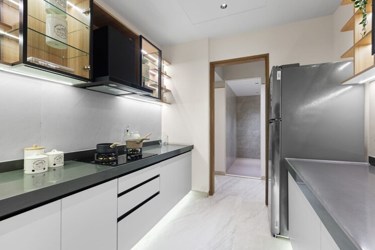 Kitchen, dosti-west-county-phase-4-dosti-pine 3 Bedroom 1115 Sq.Ft. Apartment In Balkum Pada Thane 8797161