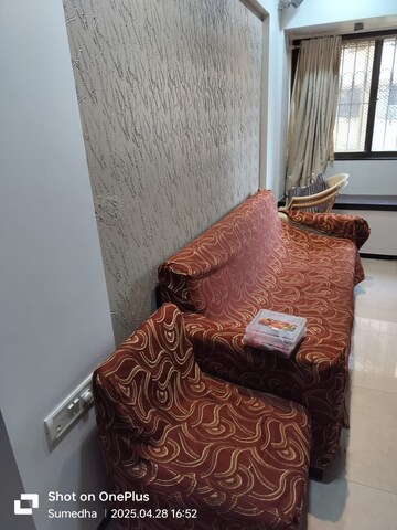 Living Room in 2 BHK Apartment at Vijaya Kulkarni Horizon, Goregaon East – for Rent