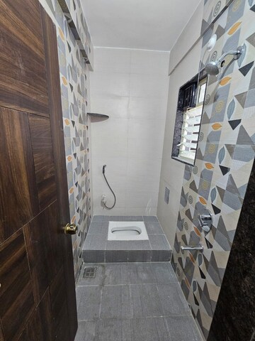 Bathroom in 3 BHK Apartment at Satyam Shivam Apartments, Pashan – for Rent