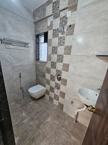 Bathroom in 3 BHK Apartment at Satyam Shivam Apartments, Pashan – for Rent