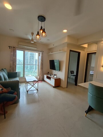 Living Room in 2 BHK Apartment at Dosti West County Phase 4 Dosti Pine, Balkum Pada – for Rent