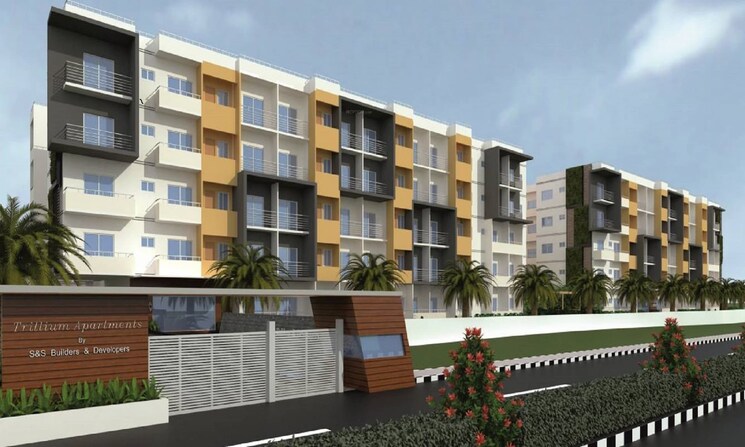 Exterior View, s-and-s-trillium-apartments 3 Bedroom 1330 Sq.Ft. Apartment In Hosa Road Bangalore 8797247