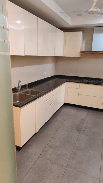 Kitchen in 3 BHK Builder Floor at Sarvapriya Vihar – for Sale
