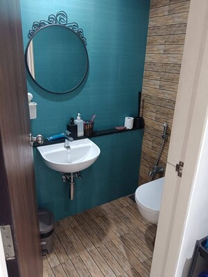 Bathroom in 2 BHK Apartment at Rajhans Kshitij, Vasai West – for Sale