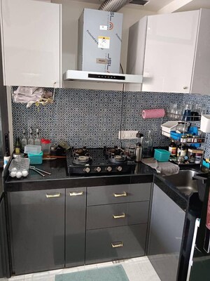 Kitchen in 2 BHK Apartment at Rajhans Kshitij, Vasai West – for Sale