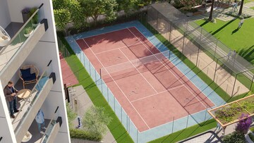 Balcony in 3 BHK Apartment at Vajram Ixora, Gopanpally – for Sale