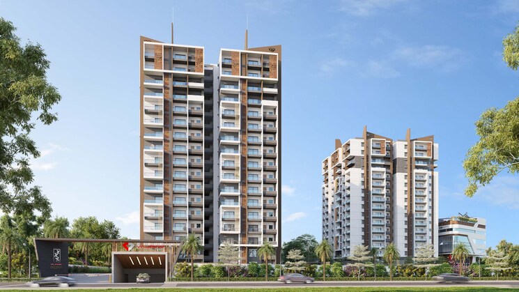 Exterior View, vajram-ixora 3 Bedroom 1990 Sq.Ft. Apartment In Gopanpally Hyderabad 8797459