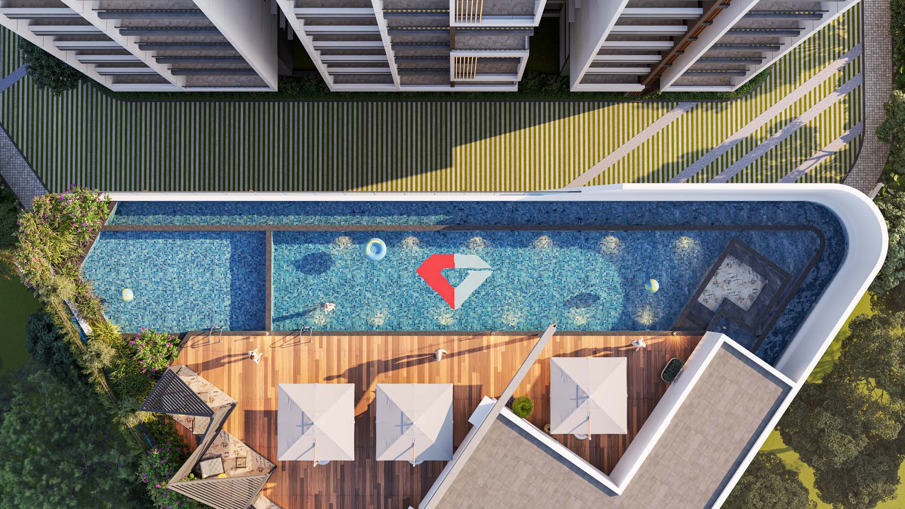 3 BHK 2010 Sq.Ft. Apartment in Vajram Ixora