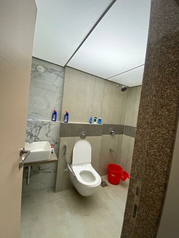 Bathroom in 1 BHK Apartment at Sheth Irene, Malad West – for Rent