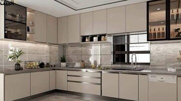Kitchen in 3 BHK Apartment at Janhavi CHS Kothrud, Kothrud – for Rent