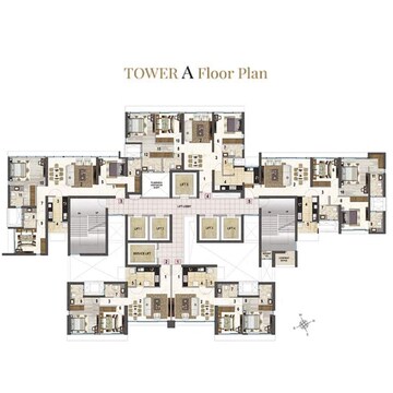 Floor Plan in 3 BHK Apartment at Peninsula Salsette 27, Byculla – for Sale