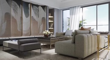Living Room in 5 BHK Penthouse at Royapettah – for Sale