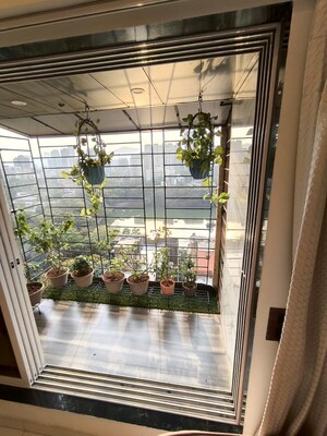 Balcony in 3 BHK Apartment at Mahakali Kalika Heights, Panch Pakhadi – for Sale