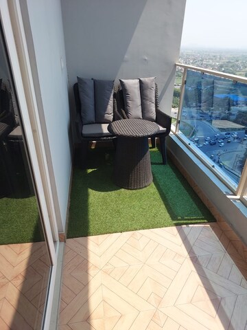 Balcony in Studio Apartment at Gaur City Mall, Sector 4 Greater Noida – for Sale
