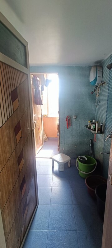 Bathroom in 2 BHK Apartment at Siddhivinayak CHS Kopar Khairane, Kopar Khairane – for Rent