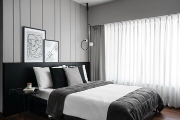 Bedroom in 2 BHK Apartment at Raheja Ridgewood, Goregaon East – for Rent