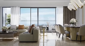 Living Room in 3 BHK Apartment at Royapettah – for Sale