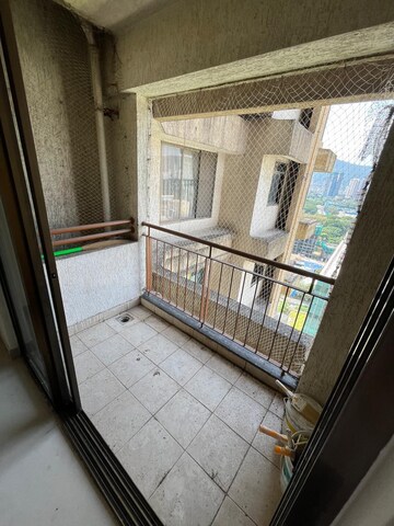 Balcony in 2 BHK Apartment at Mittal Tower, Louis Wadi – for Rent