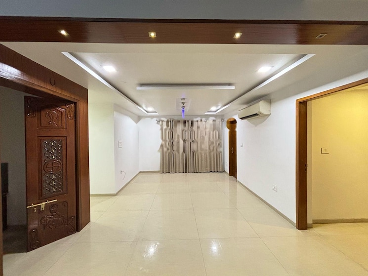 Living Room, legend-chimes 4 Bedroom 3714 Sq.Ft. Apartment In Kokapet Hyderabad 8797887