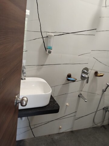 Bathroom in 1 BHK Apartment at Je And Vee Shiv Krupa, Malad East – for Sale
