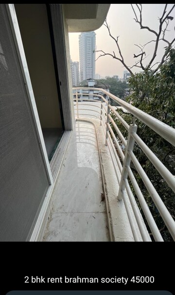 Balcony in 1 BHK Apartment at Gautam Arcade, Kopri – for Rent