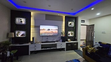 Living Room in 3 BHK Apartment at Manzil Residency, Manikonda – for Rent