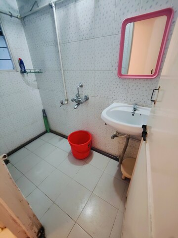 Bathroom in 1 BHK Apartment at Srinivas Park, Baner – for Rent